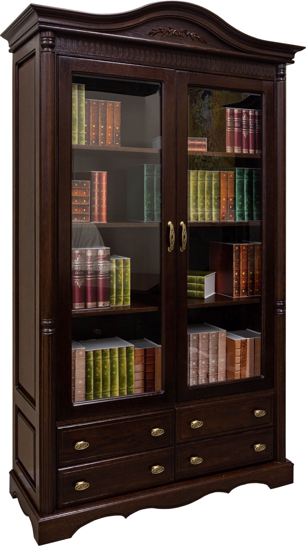 Книжный шкаф в стиле барокко